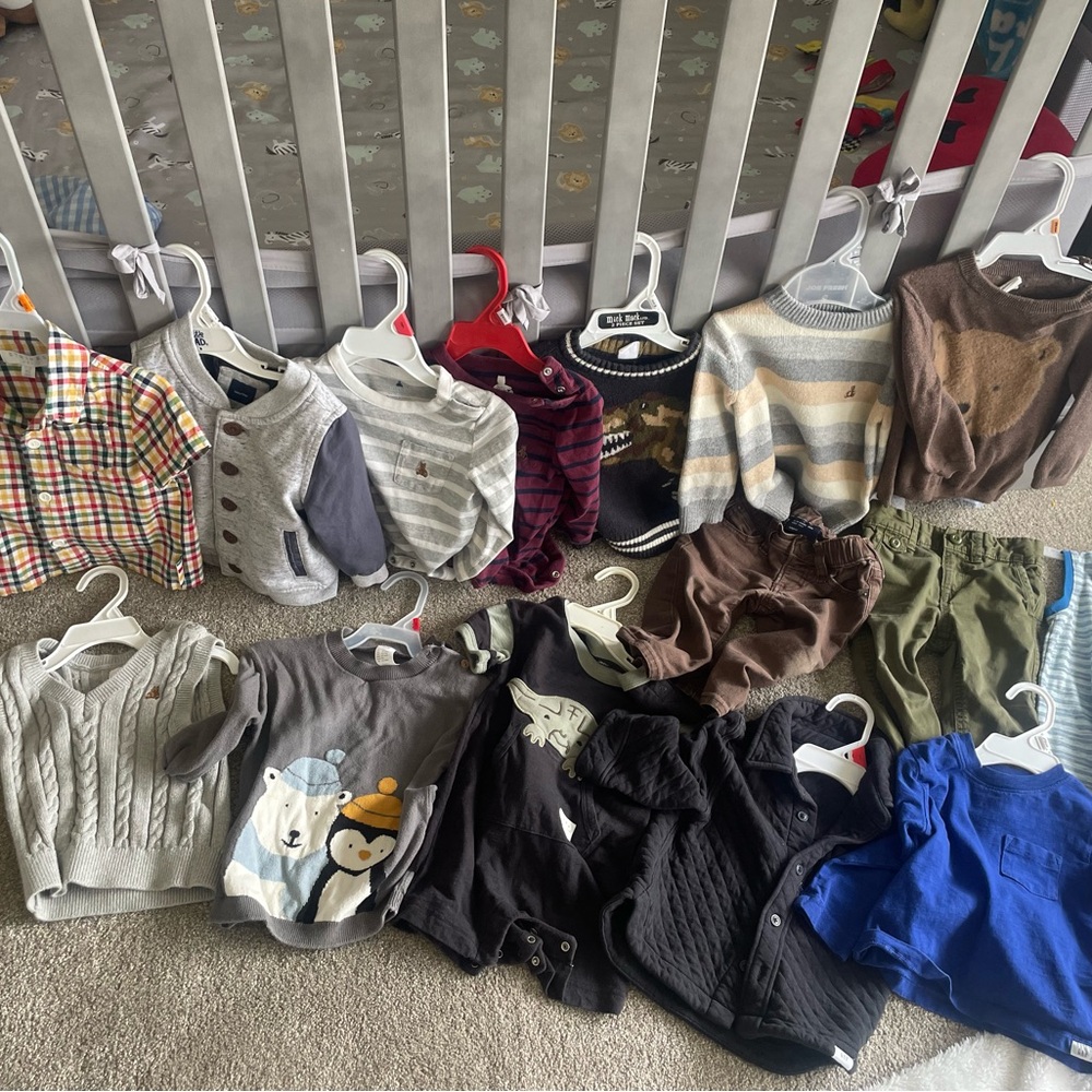 GAP Cozy Blue and Brown Sweaters Collection